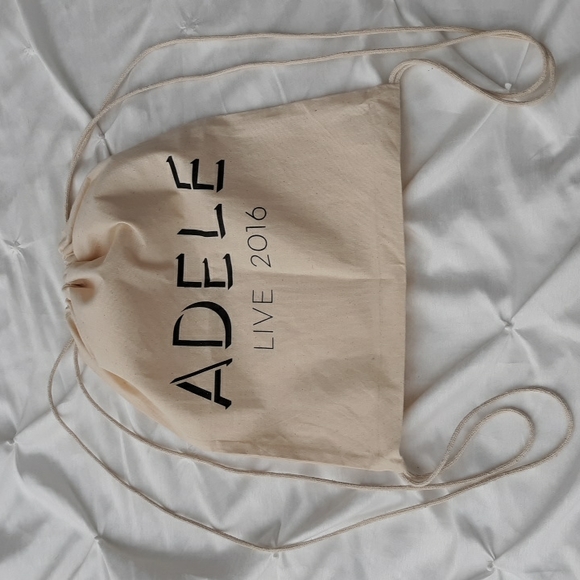 Adele Live 2016 Concert Cotton Drawstring Bag Backpack - Picture 13 of 14